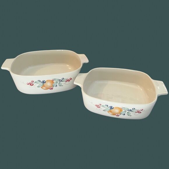 Vintage Corning Ware Abundance A-2- B Casserole Dish’s